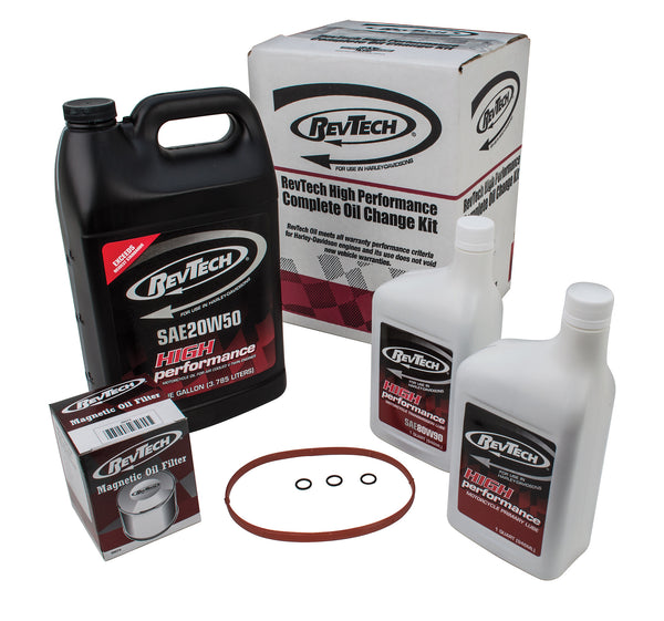 RevTech Complete Oil Change Kit for Twin Cam 07-UP